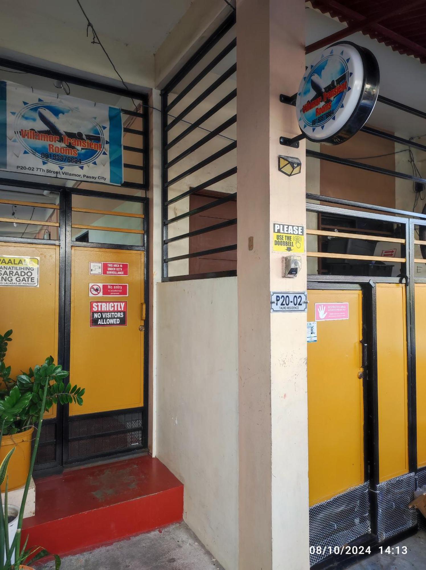 Airport Villamor Transient Rooms Manila Eksteriør billede